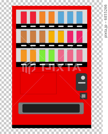 自動販売機のイラスト素材