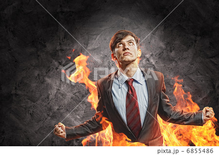 businessman in anger 6855486