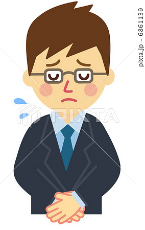 ビジネスマン謝罪 6861139