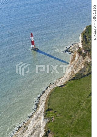 Aerial Photograph of Lighthouse at Beachy Head, East Sussex, Eng Aerial Photograph of Lighthouse at Beachy Head, East Sussex, Eng 6861365
