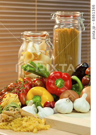 Dried Pasta and Vegetables Dried Pasta and Vegetables 6861366