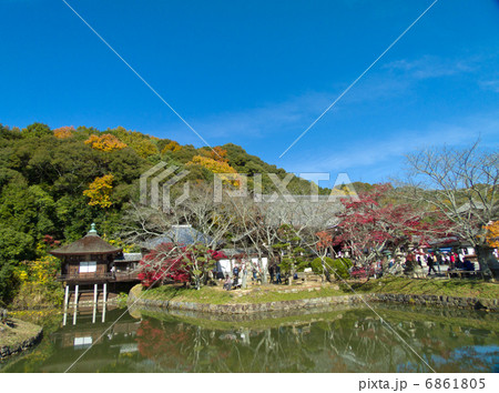 秋晴れの根来寺 6861805