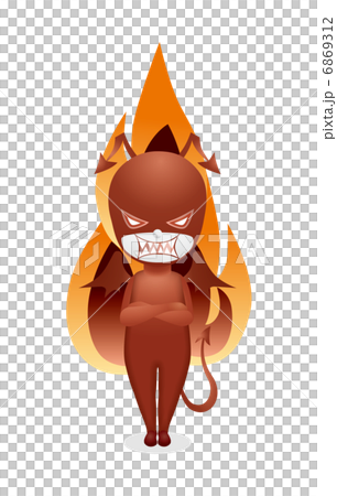Small devil illustration Small devil illustration 6869312