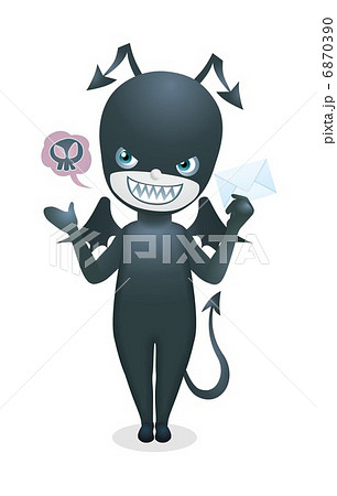 小悪魔イラストのイラスト素材