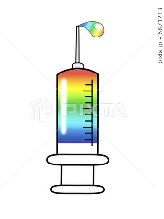 虹色の注射イラスト 虹色の注射イラスト 6871213