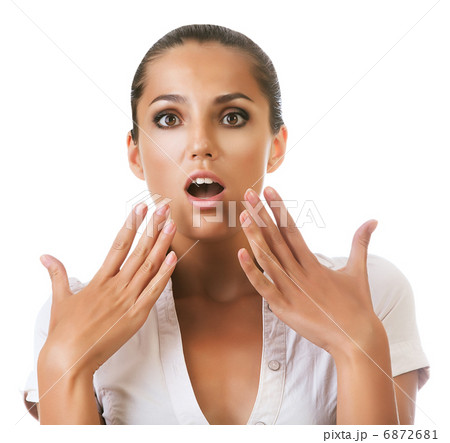 scared businesswoman scared businesswoman 6872681