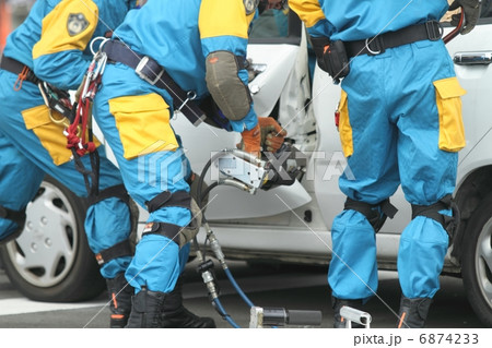 乗用車救出訓練　９月１日　防災の日　総合防災訓練 6874233