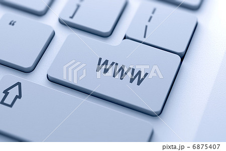 WWW button 6875407