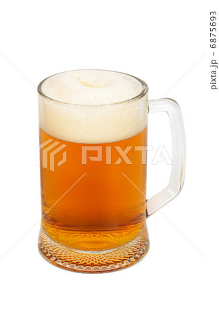 mug with a fresh beer 6875693