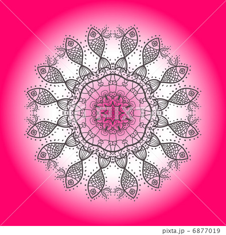 Oriental mandala motif 6877019