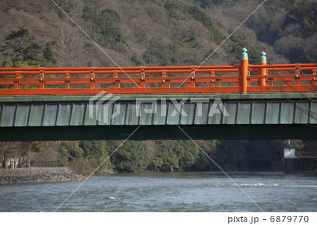 宇治川と朝霧橋 6879770