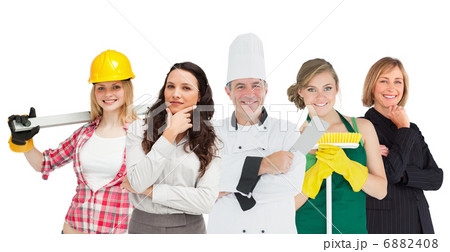 Happy workers 6882408