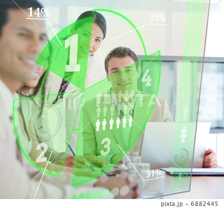 Multi-ethnic business team in a meeting Multi-ethnic business team in a meeting 6882445