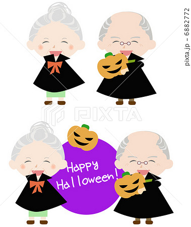 ハロウィン　高齢者 6882772
