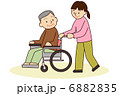 車椅子　高齢者 6882835