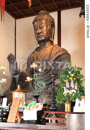飛鳥寺本尊「釈迦如来像」(飛鳥大仏) 飛鳥寺本尊「釈迦如来像」(飛鳥大仏) 6883603