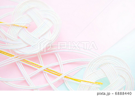 水引　紅白　あわじ結び　和　祝い　工芸品　結び 和　装飾　 6888440