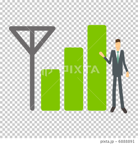 Radio condition and businessman 6888891