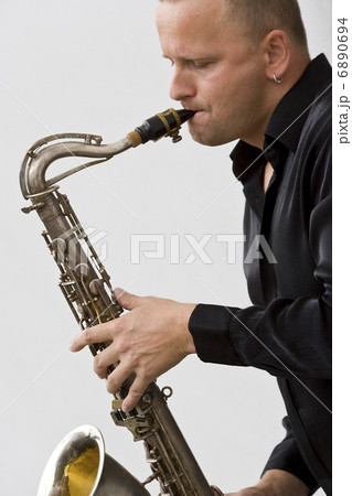 Street Sax Player Street Sax Player 6890694