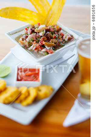 Plate of ceviche 6891656