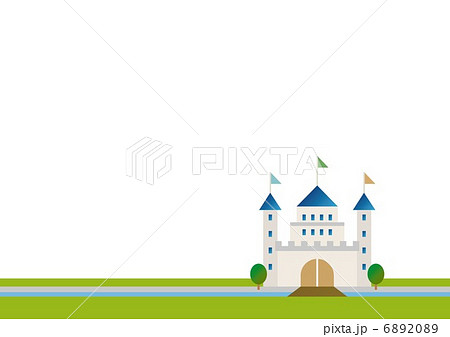お城のイラスト素材 6