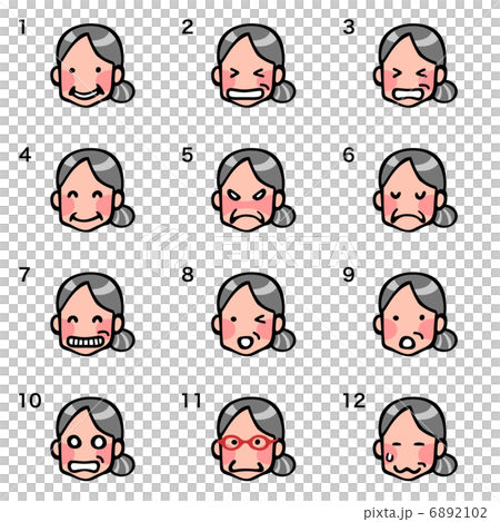 面部表情 6892102