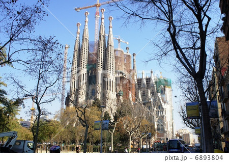 スペイン　バルセロナ　サグラダファミリア 6893804