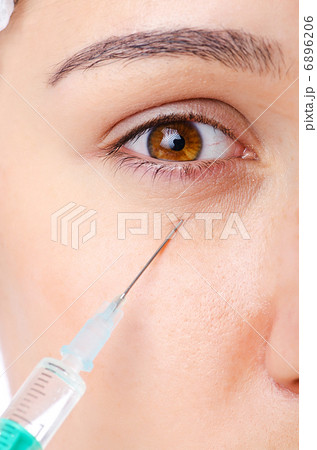Woman under the plastic surgery 6896206