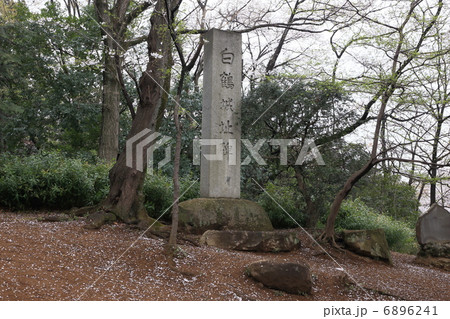 岩槻城址　白鶴城祉碑 6896241