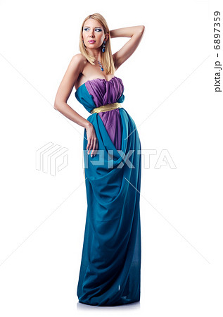 Fashion concept - woman on white Fashion concept - woman on white 6897359