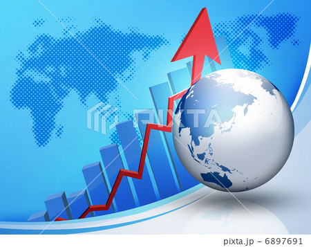 ビジネス背景素材 6897691