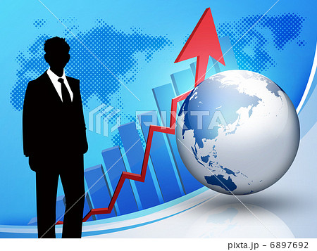 ビジネス背景素材 6897692