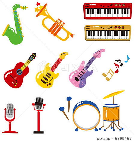 色々な楽器のイラスト素材