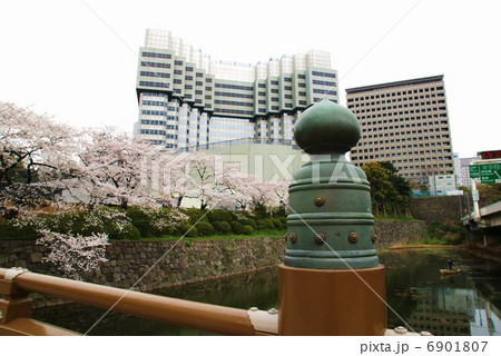 桜と共にさよなら赤プリ2013.3.23現在・ゆっくり進む解体・弁慶橋欄干から横位置 桜と共にさよなら赤プリ2013.3.23現在・ゆっくり進む解体・弁慶橋欄干から横位置 6901807