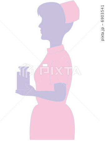 看護婦シルエット 6903541