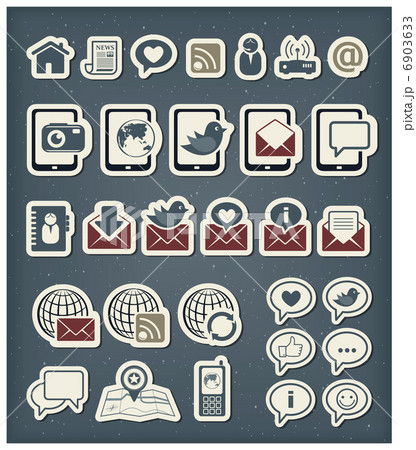 Web communication icons Web communication icons 6903633