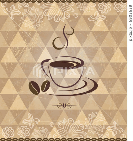 Black coffee vintage pattern 6903639