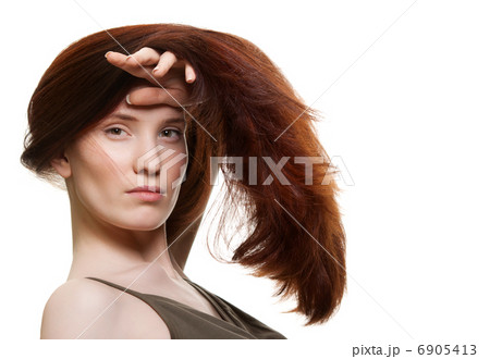 portrait of a beautiful young woman with wonderful hair portrait of a beautiful young woman with wonderful hair 6905413