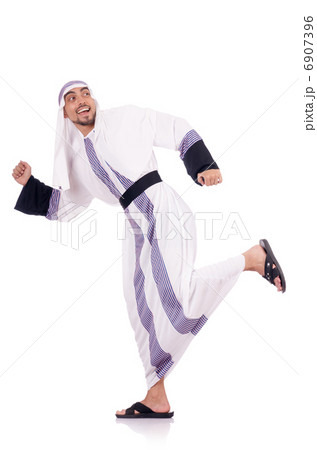 Arab man isolated on the white Arab man isolated on the white 6907396