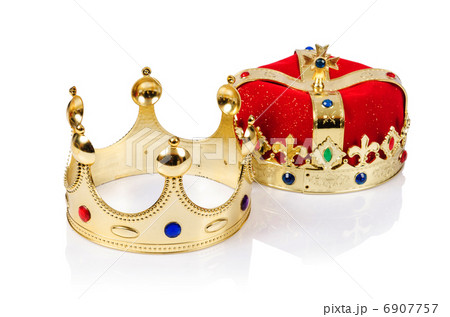 King crown isolated on white 6907757
