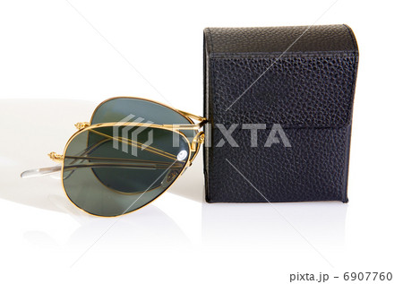 Elegant sunglasses isolated on the white 6907760
