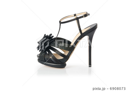 Nice woman shoes isolated on white 6908073