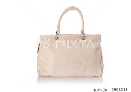 Nice elegant woman bag isolated on the white Nice elegant woman bag isolated on the white 6908213