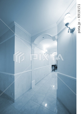 long and beautiful corridor 6919151