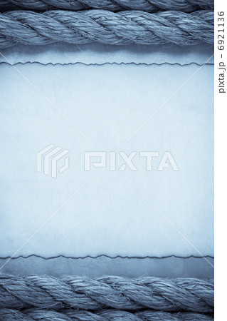 ship ropes and parchment background 6921136