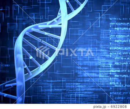 Blue DNA Helix with texture Blue DNA Helix with texture 6922808