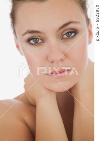 Woman suffering from neckache Woman suffering from neckache 6922950