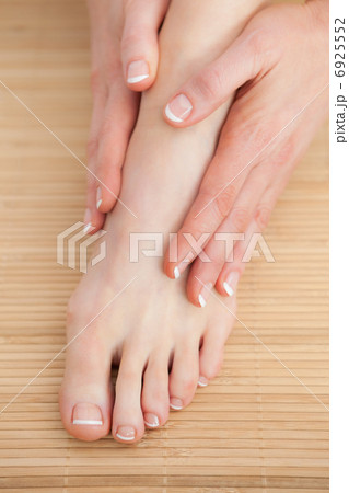 French nail treatment at spa center 6925552