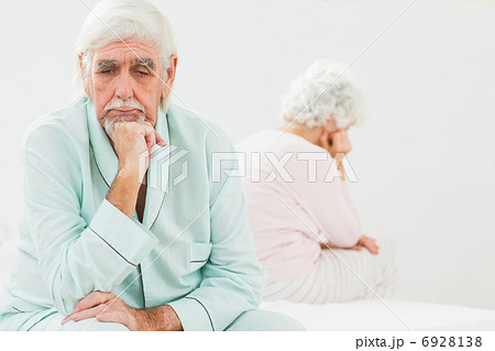 Sad husband not talking to wife 6928138