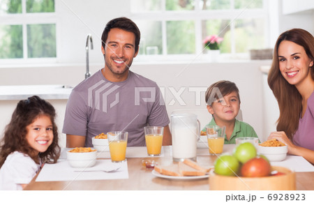 Family having breakfast Family having breakfast 6928923
